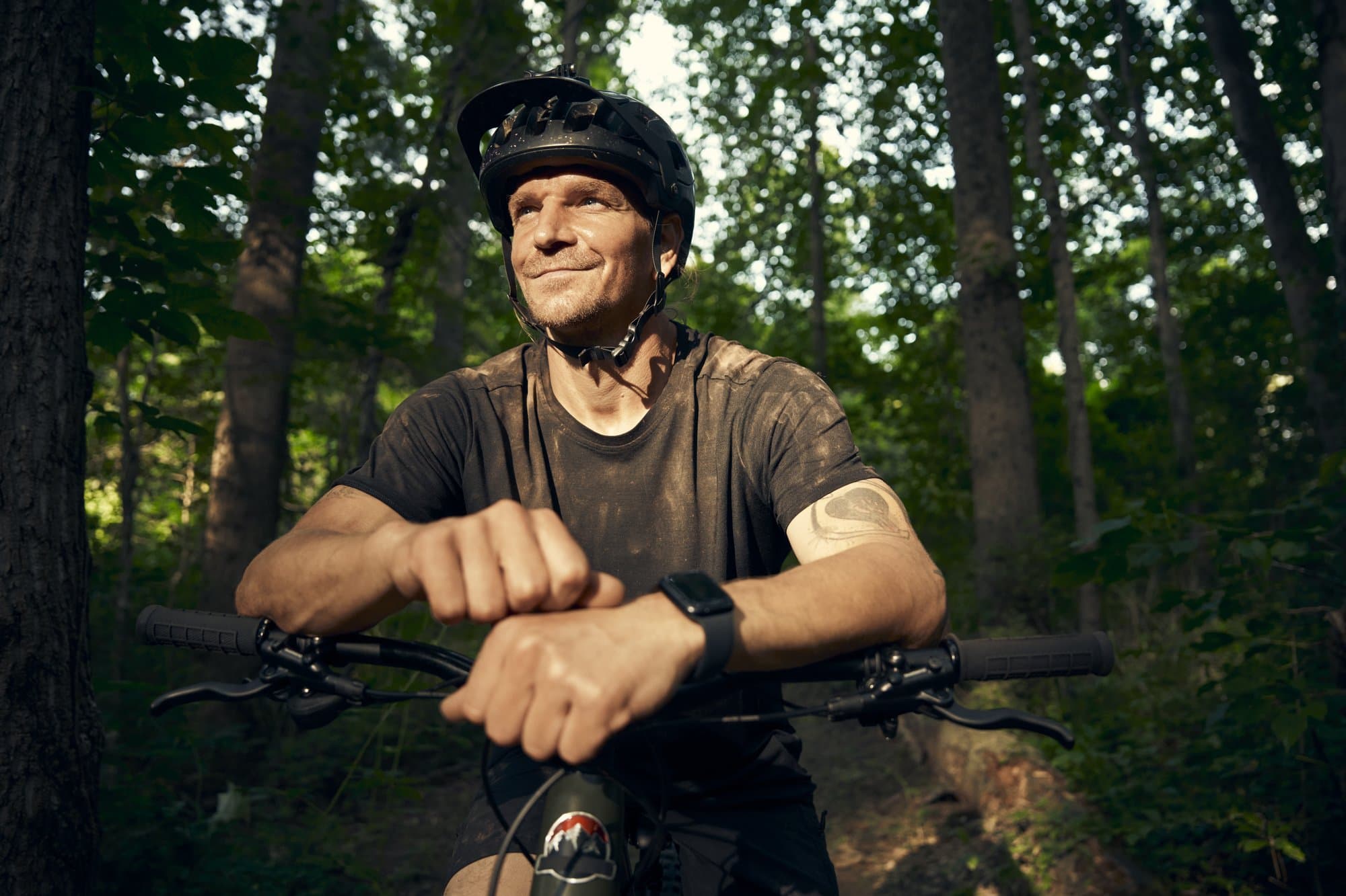 Biker with helmet Asheville NC Biker with helmet Asheville NC