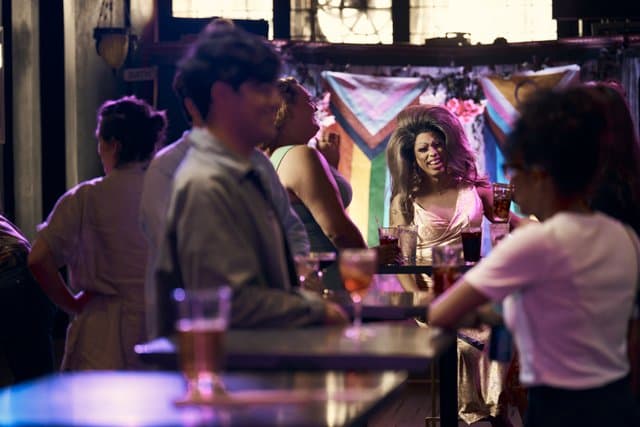 Bar in Asheville with drag queen Bar in Asheville with drag queen