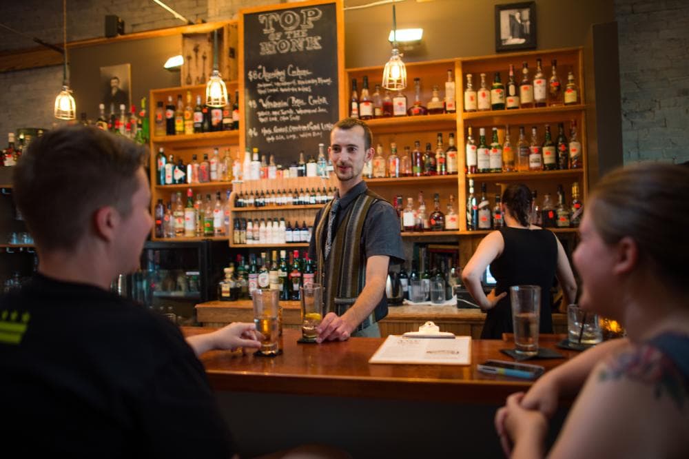 Enjoy craft cocktails at Asheville rooftop bar Top of the Monk Enjoy craft cocktails at Asheville rooftop bar Top of the Monk