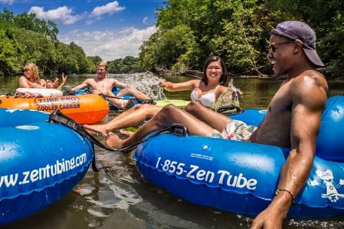 Tubing on the French Broad River Tubing on the French Broad River