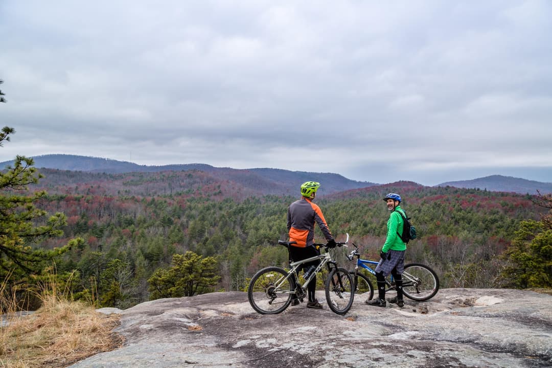 Winter Biking in Dupont State Forest Winter Biking in Dupont State Forest