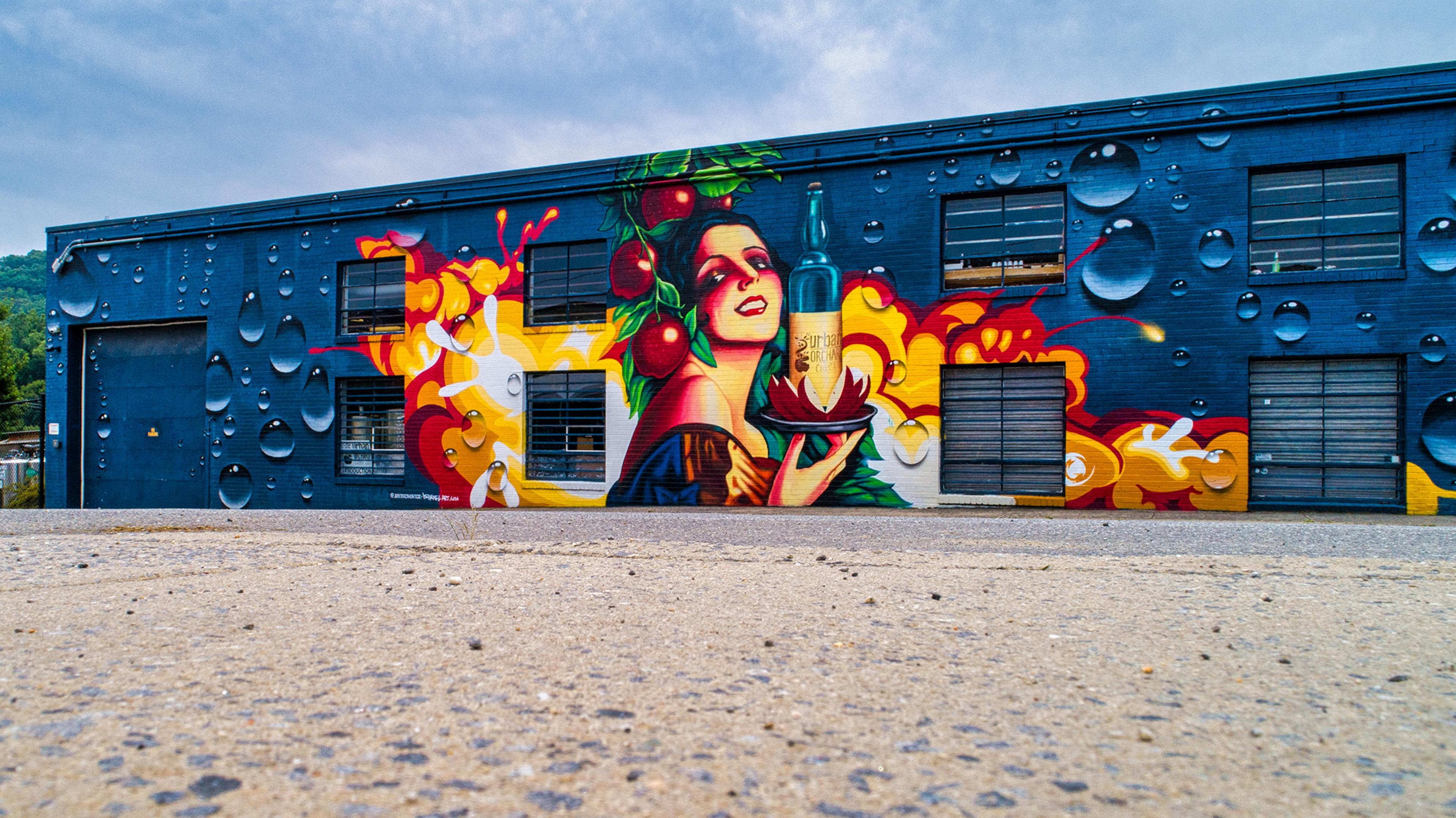 Mural at Urban Orchard Cider Co. Mural at Urban Orchard Cider Co.
