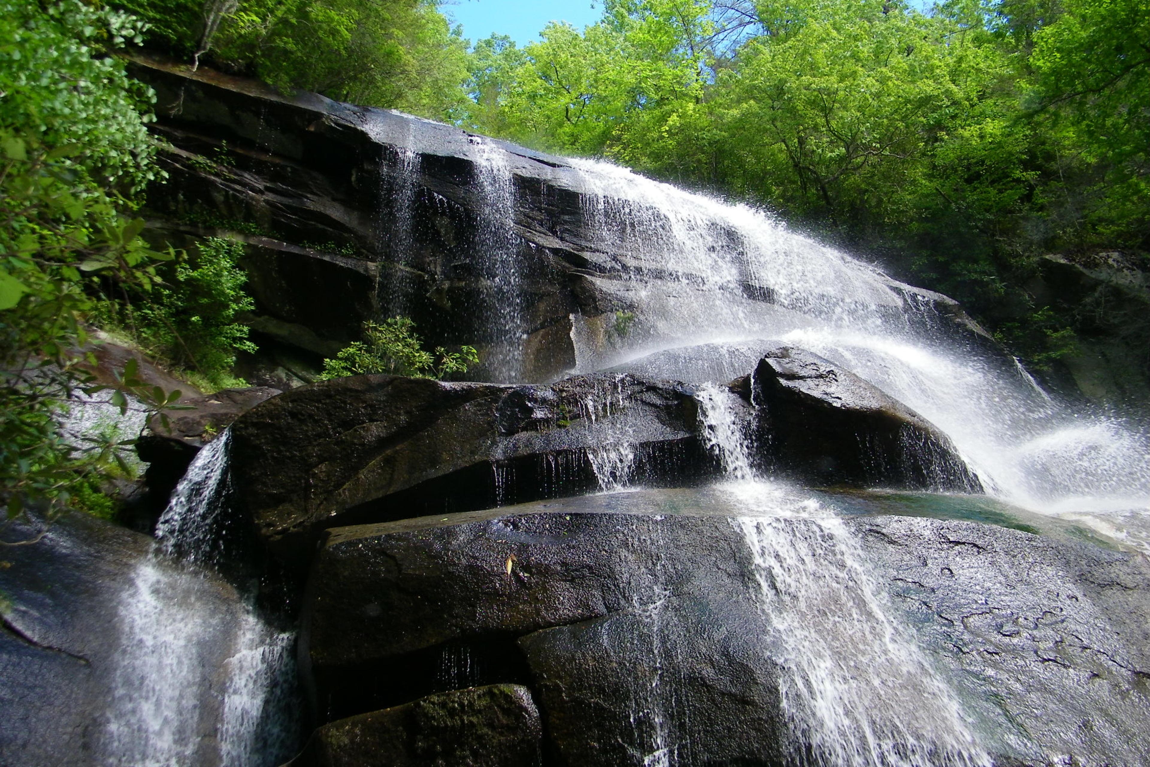 Daniel Ridge Loop Trail waterfall Asheville NC Daniel Ridge Loop Trail waterfall Asheville NC