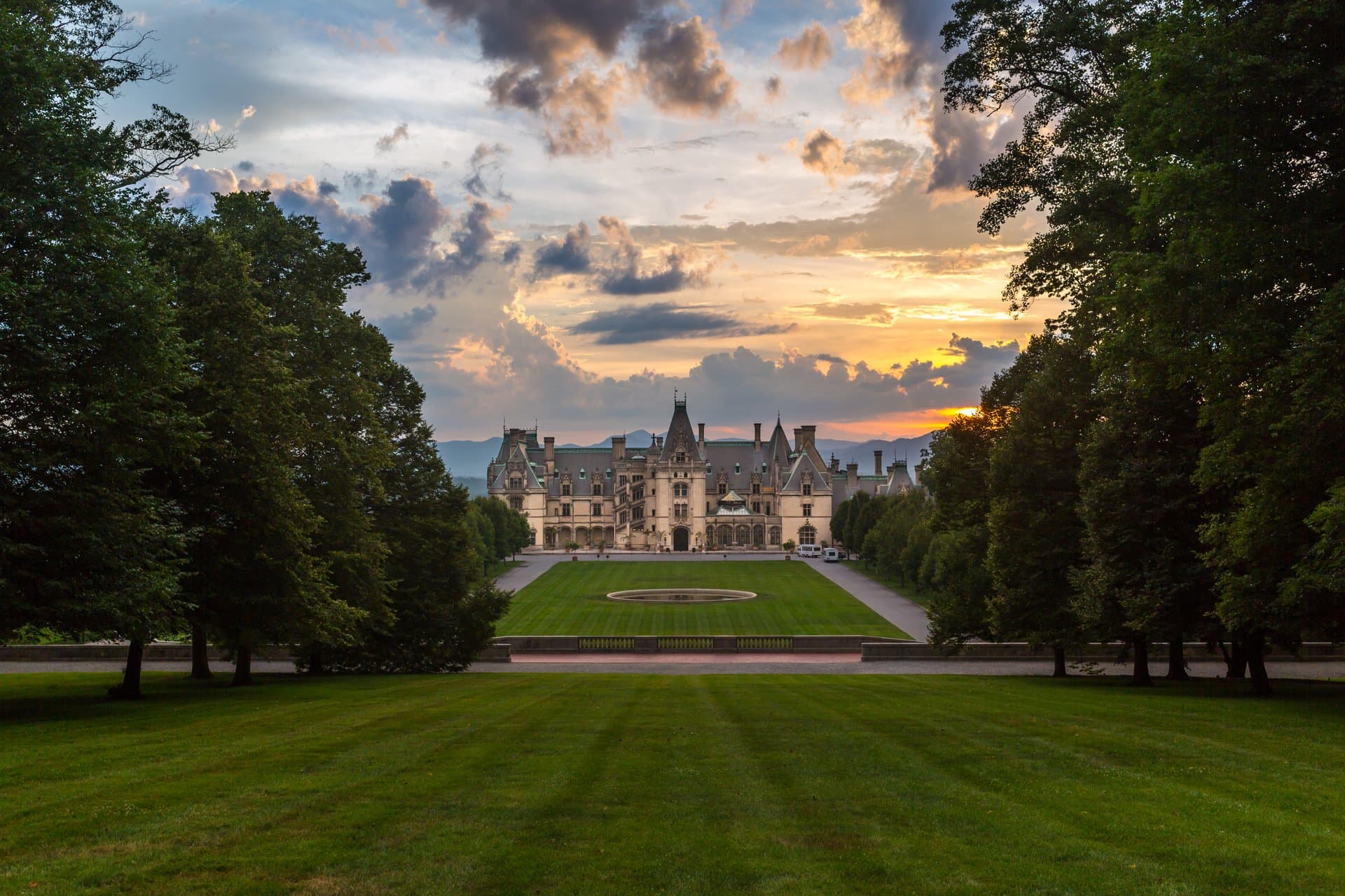 Biltmore Estate Sunset Biltmore Estate Sunset