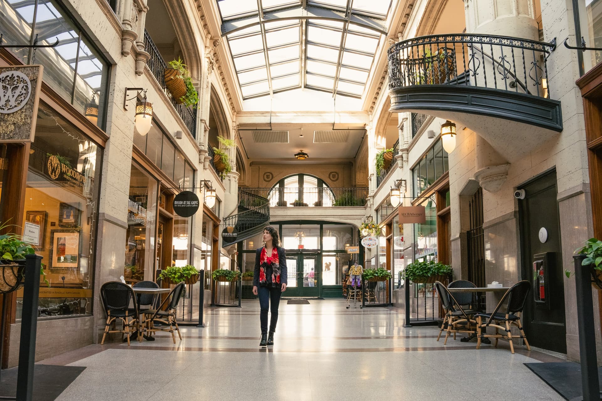 Shopping in Grove Arcade / Photo: Stephan Pruitt