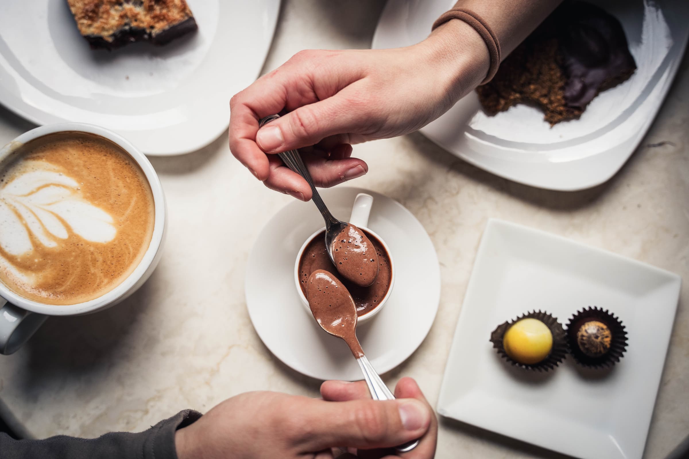 French Broad Chocolate table spread French Broad Chocolate table spread