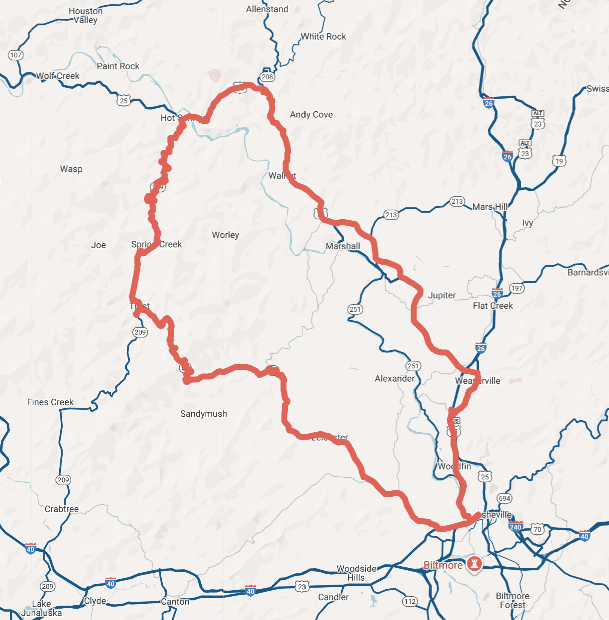 Scenic Drive Map Scenic Drive Map