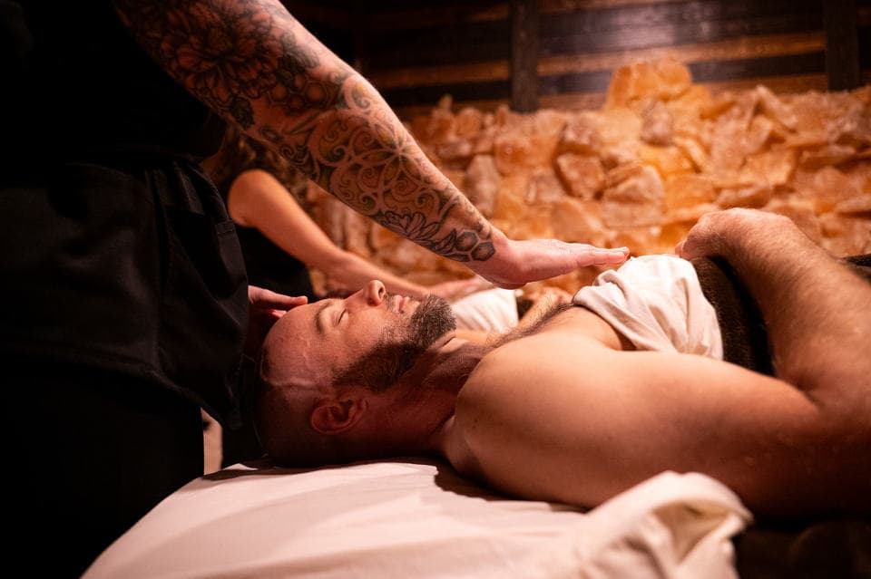 Couples Massage inside Salt Cave Couples Massage inside Salt Cave
