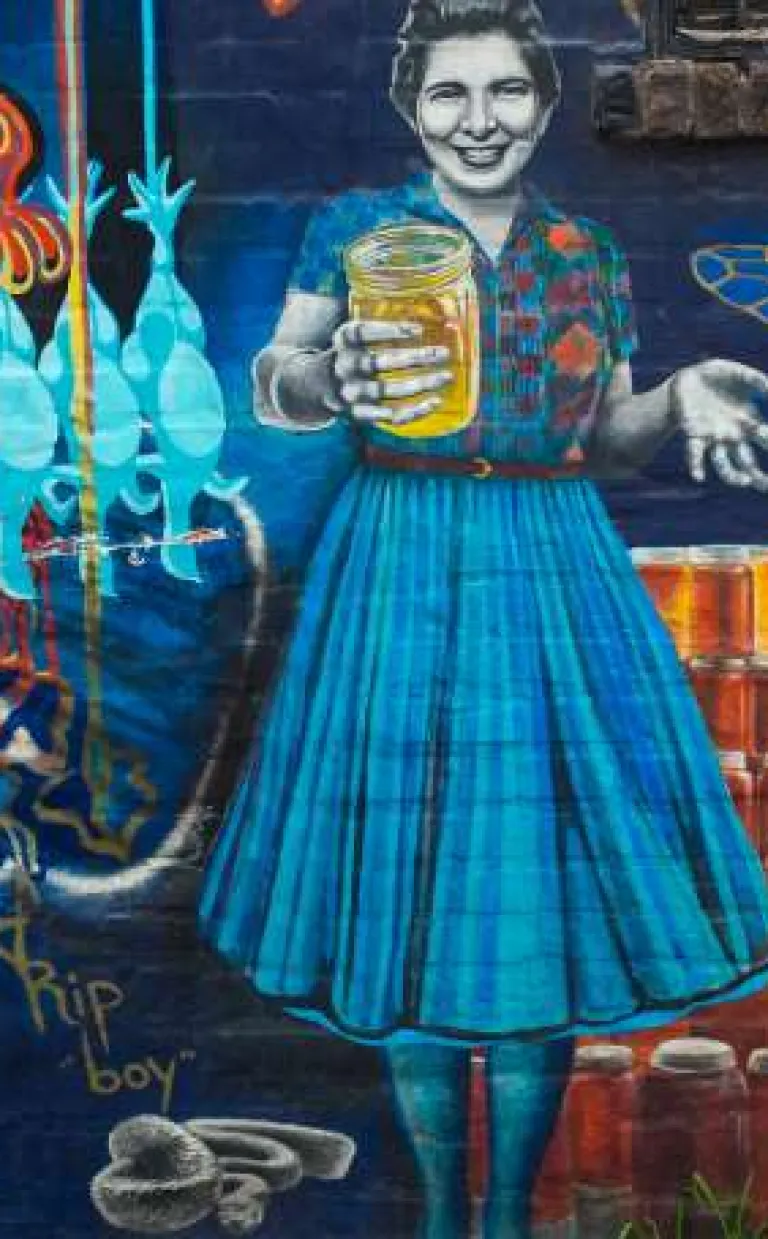 Takin’ It to the Streets with Asheville’s Urban Art Street art in Asheville, NC.