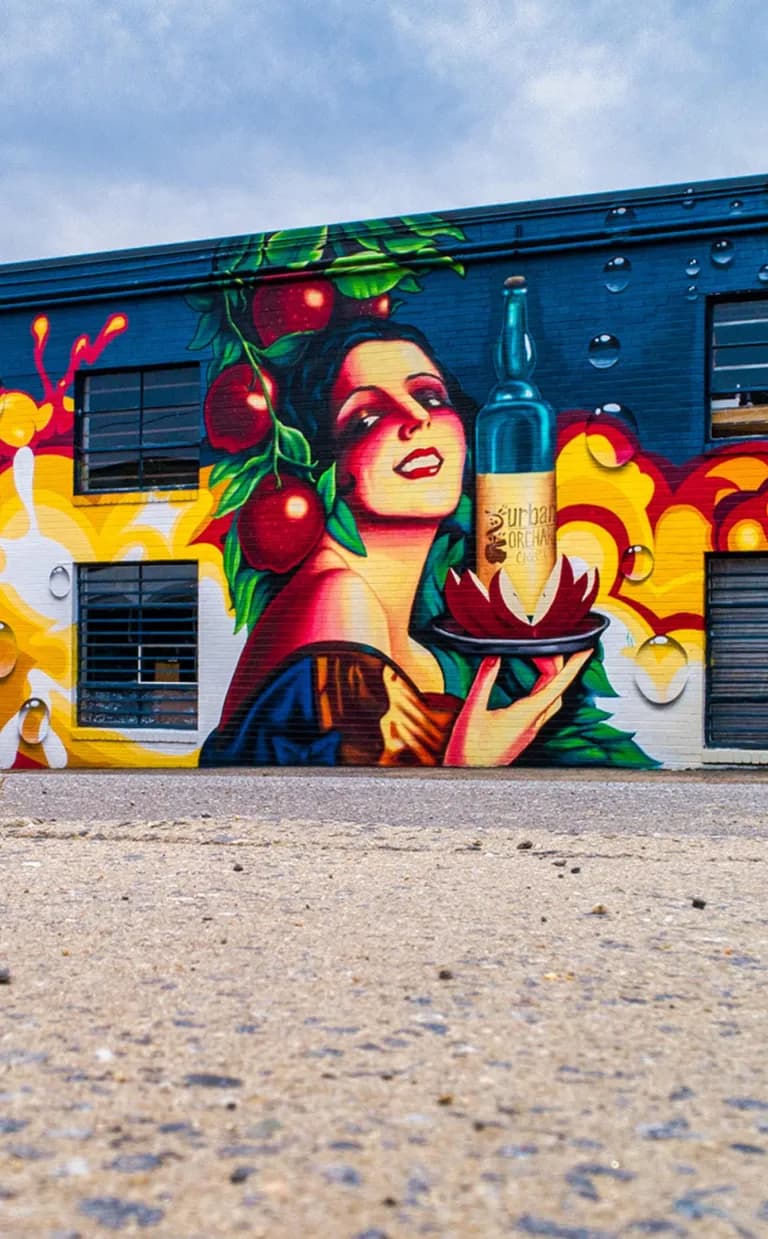 Buxton 24 Mural at Urban Orchard Cider Co.