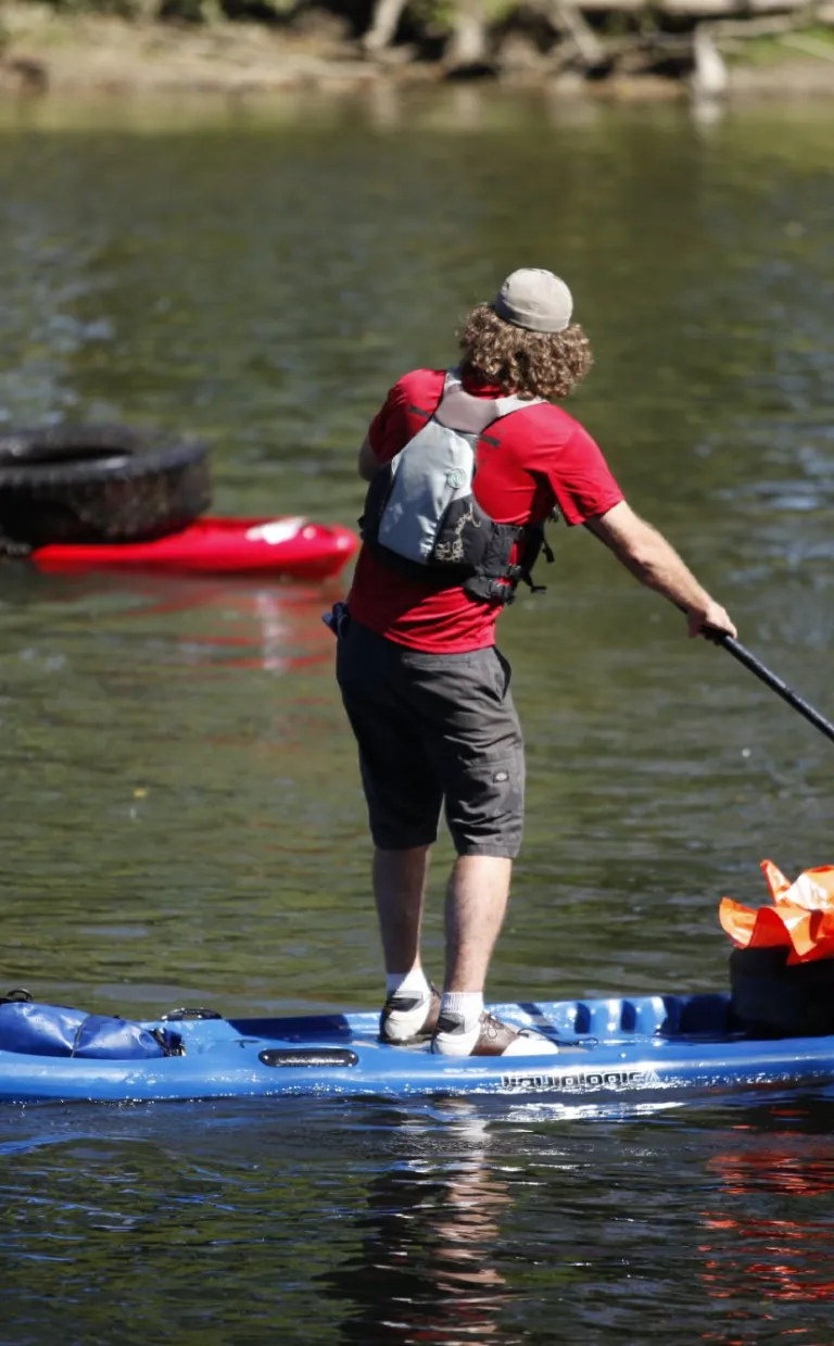Social Responsibility River cleanup