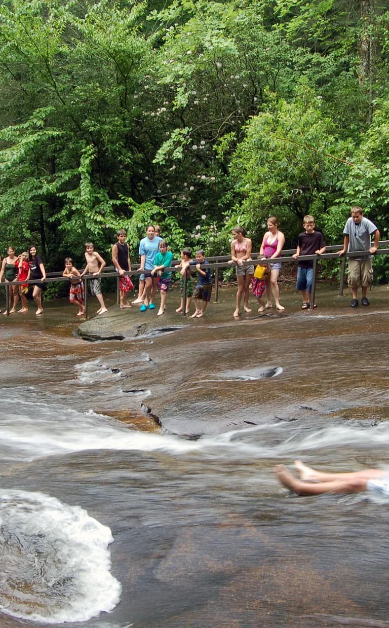 Cool Down with a 60-Foot Natural Waterslide & Other Water Adventures Sliding Rock