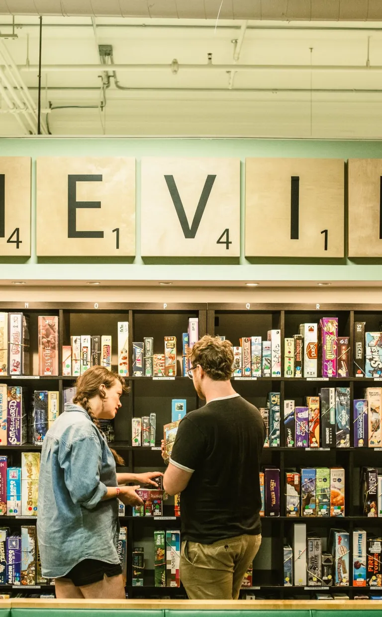 Asheville Date Night Itinerary: Sober Well Played Board Game Cafe / Photo: Stephan Pruitt