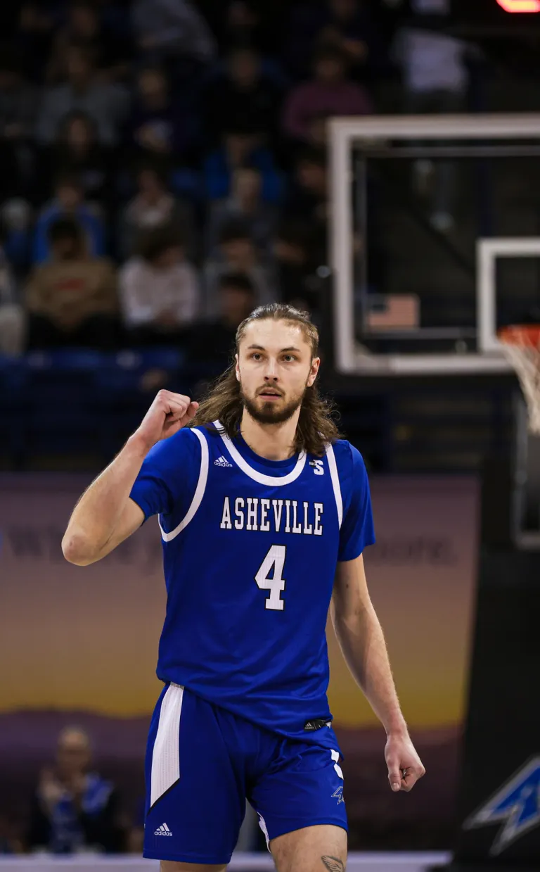 Asheville is a Great Place for Sports Fans Drew Pember, UNCA Basketball / Photo courtesy of UNCA
