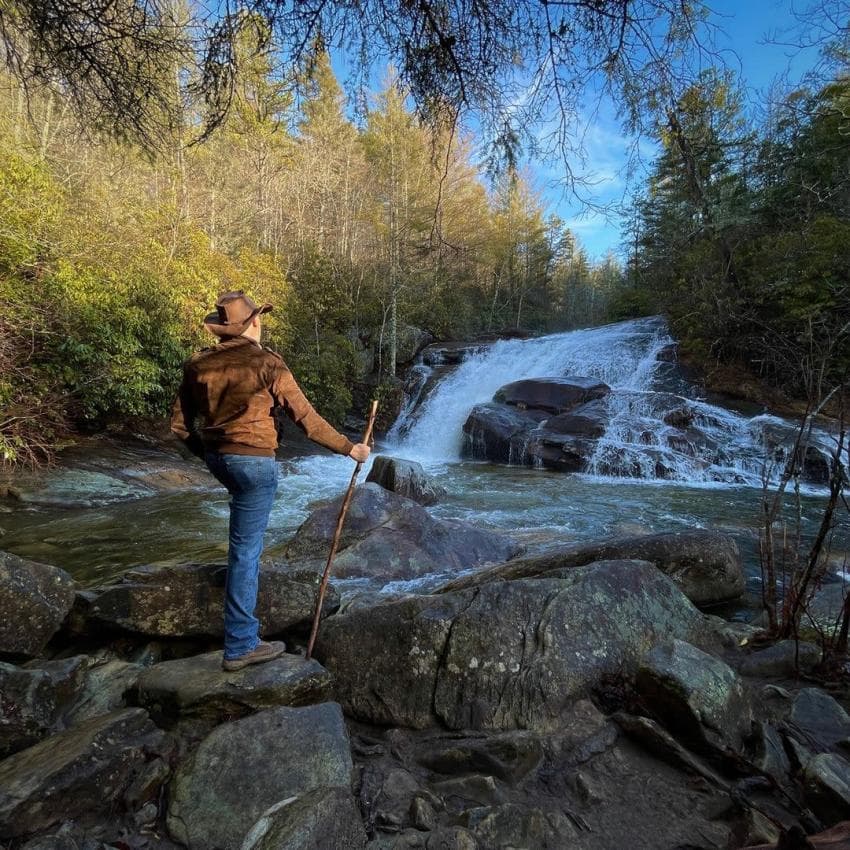 Wintergreen Falls in the DuPont State Recreational Forest Wintergreen Falls in the DuPont State Recreational Forest