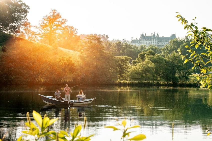 Fishing at Biltmore Fishing at Biltmore