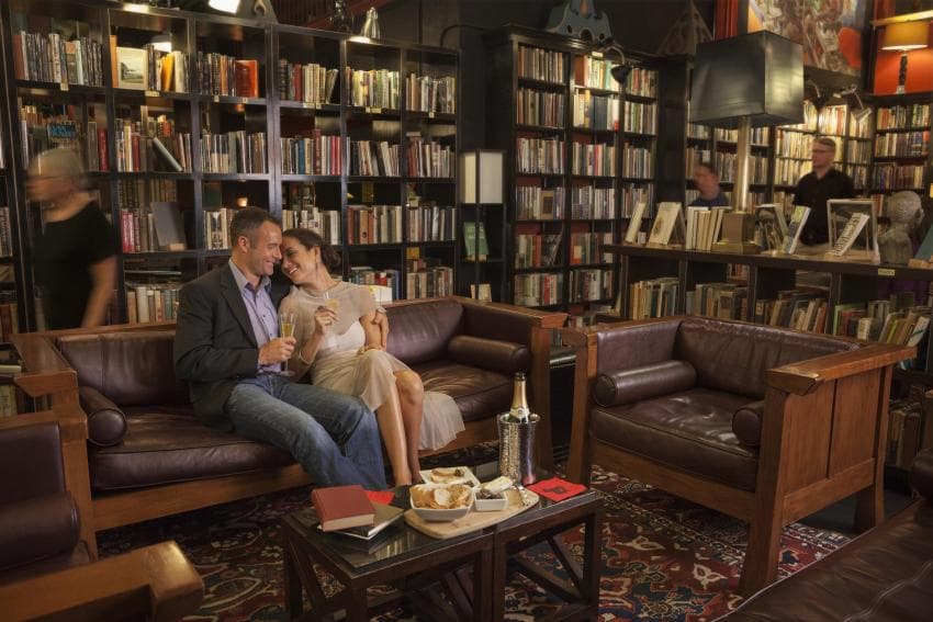 Battery Park Book Exchange offers literary collectibles. Battery Park Book Exchange offers literary collectibles.