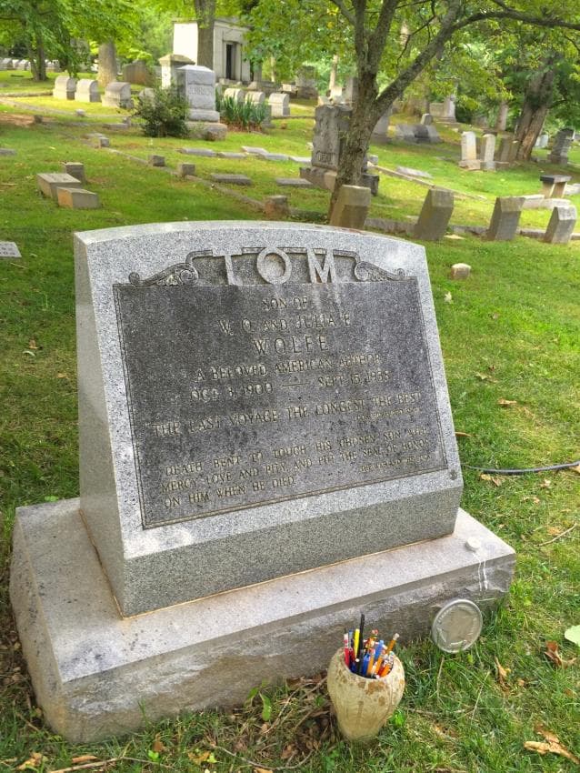 Thomas Wolfe Tombstone Thomas Wolfe Tombstone
